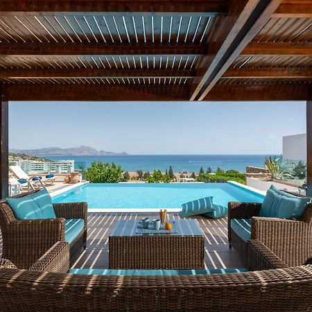 Villa Milena With Private Pool, Vlicha Beach Lindos Exterior foto