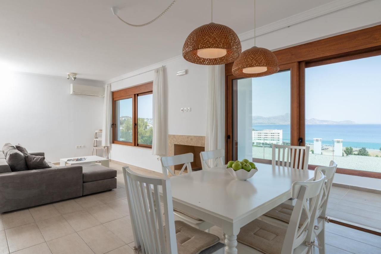 Villa Milena With Private Pool, Vlicha Beach Lindos Exterior foto