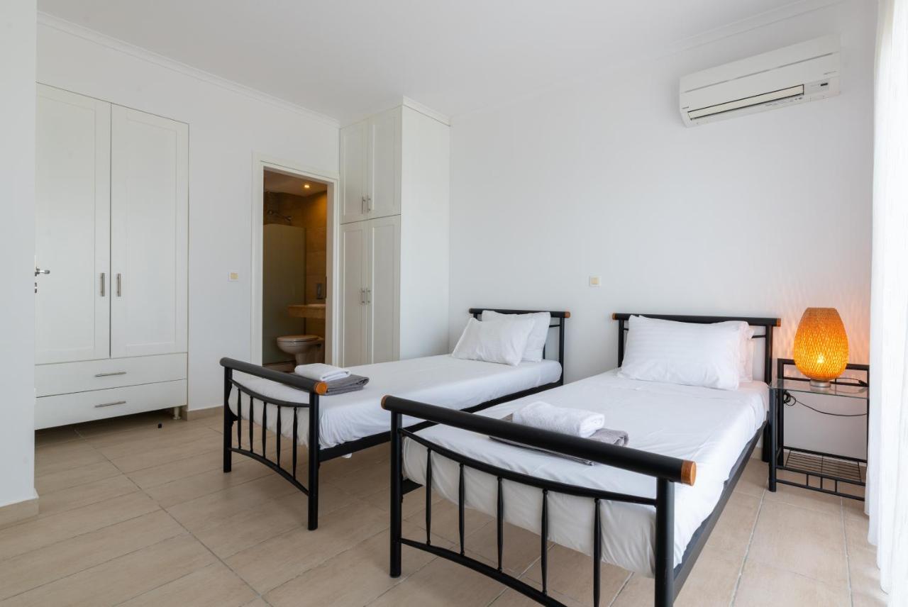 Villa Milena With Private Pool, Vlicha Beach Lindos Exterior foto
