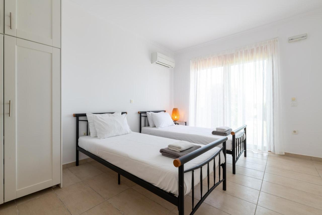 Villa Milena With Private Pool, Vlicha Beach Lindos Exterior foto